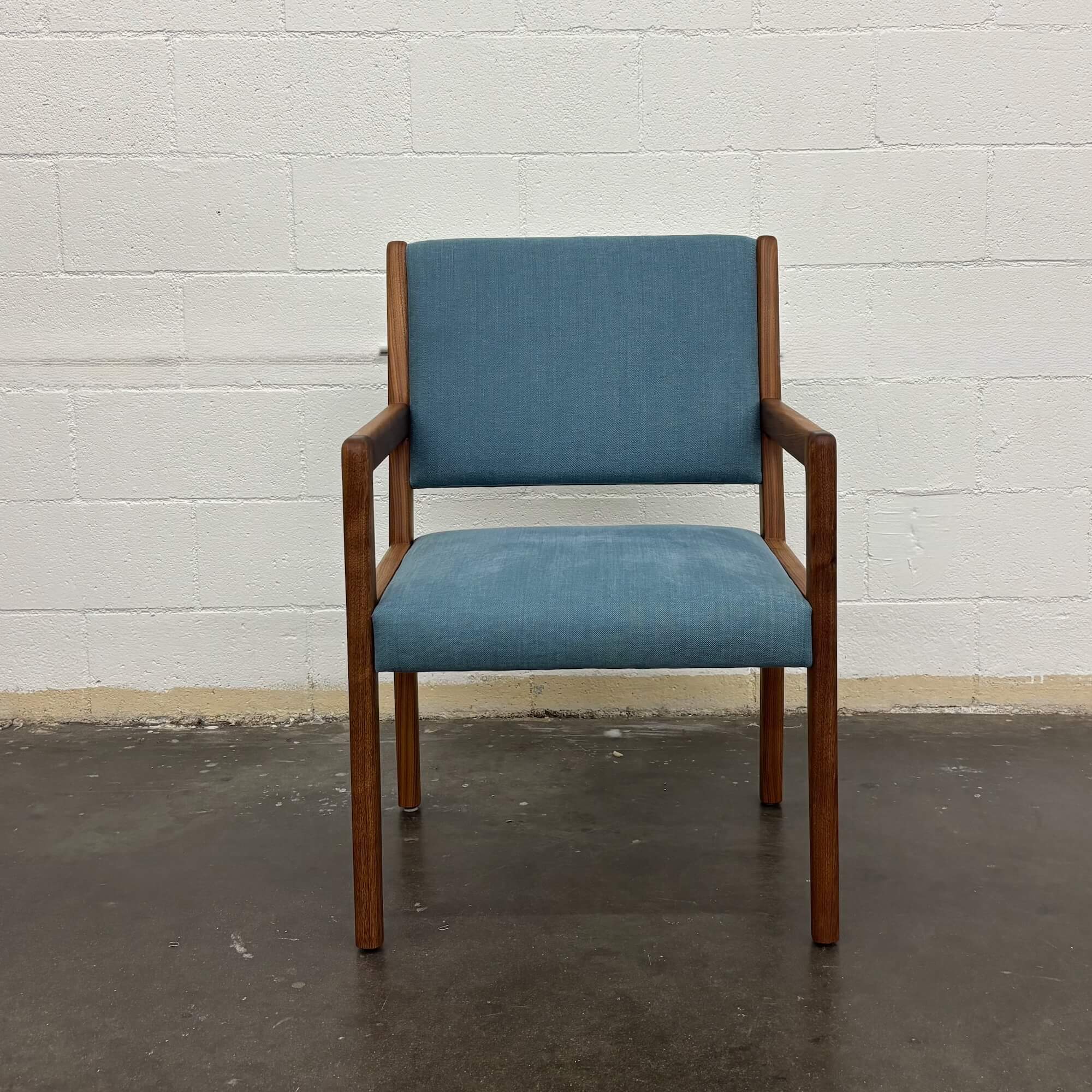 Jasmi Dining Arm Chair | Natural Latex | Walnut - Image 2