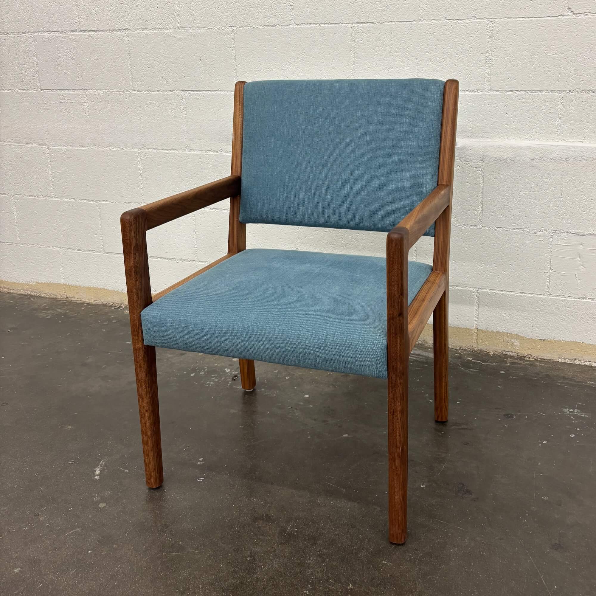 Jasmi Dining Arm Chair | Natural Latex | Walnut - Image 3