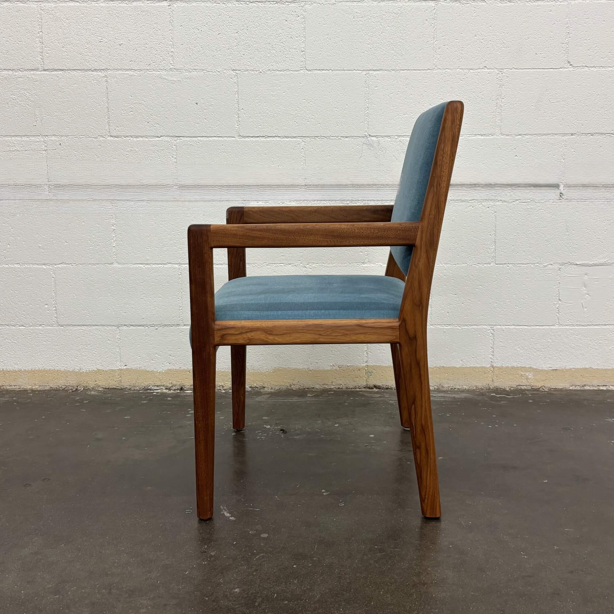 Jasmi Dining Arm Chair | Natural Latex | Walnut - Image 4