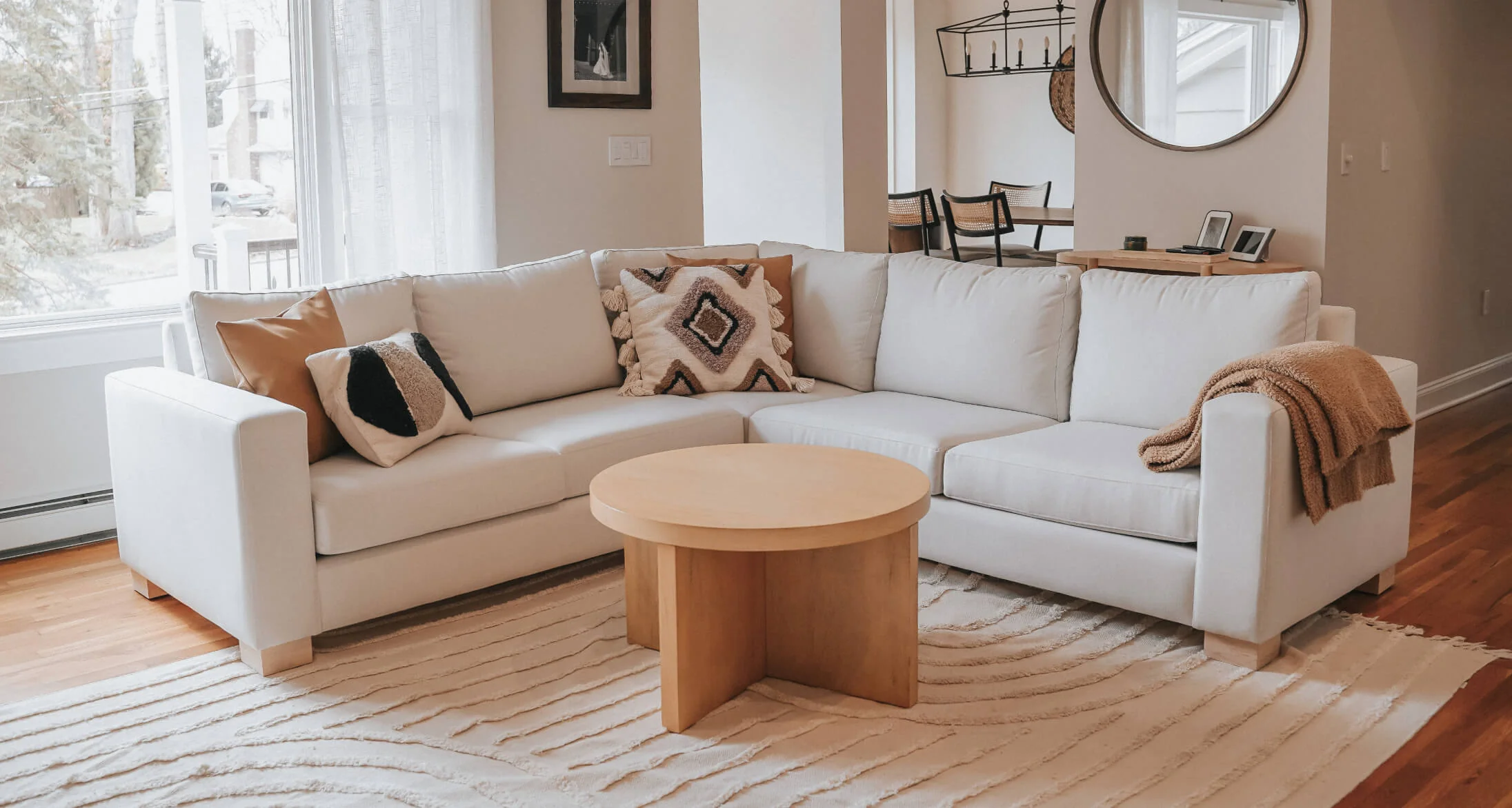 Rio Plush Corner Sectional in Natural Latex - Image 10