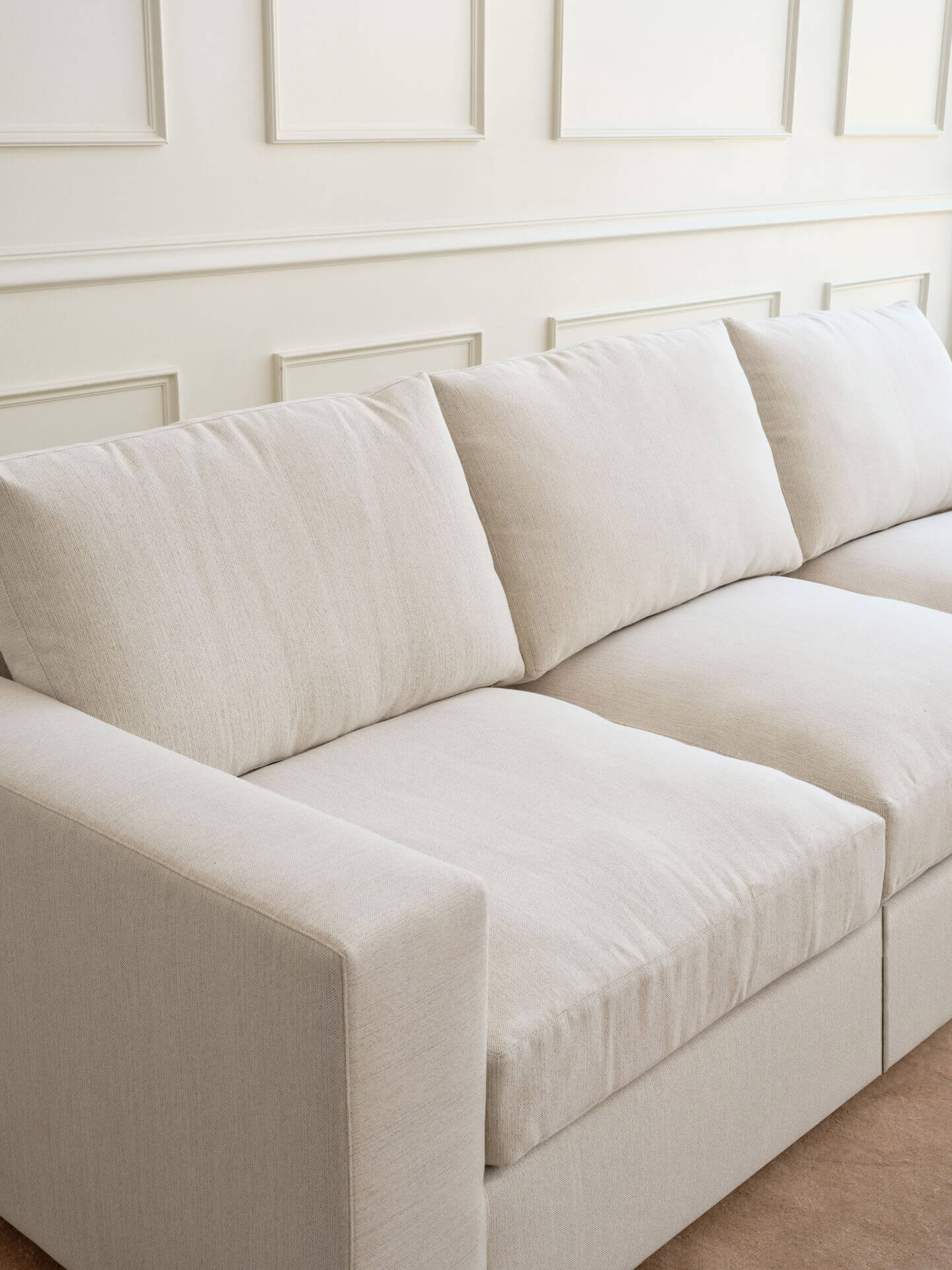 Rio Plush Modular U Sectional in Natural Latex - Image 3