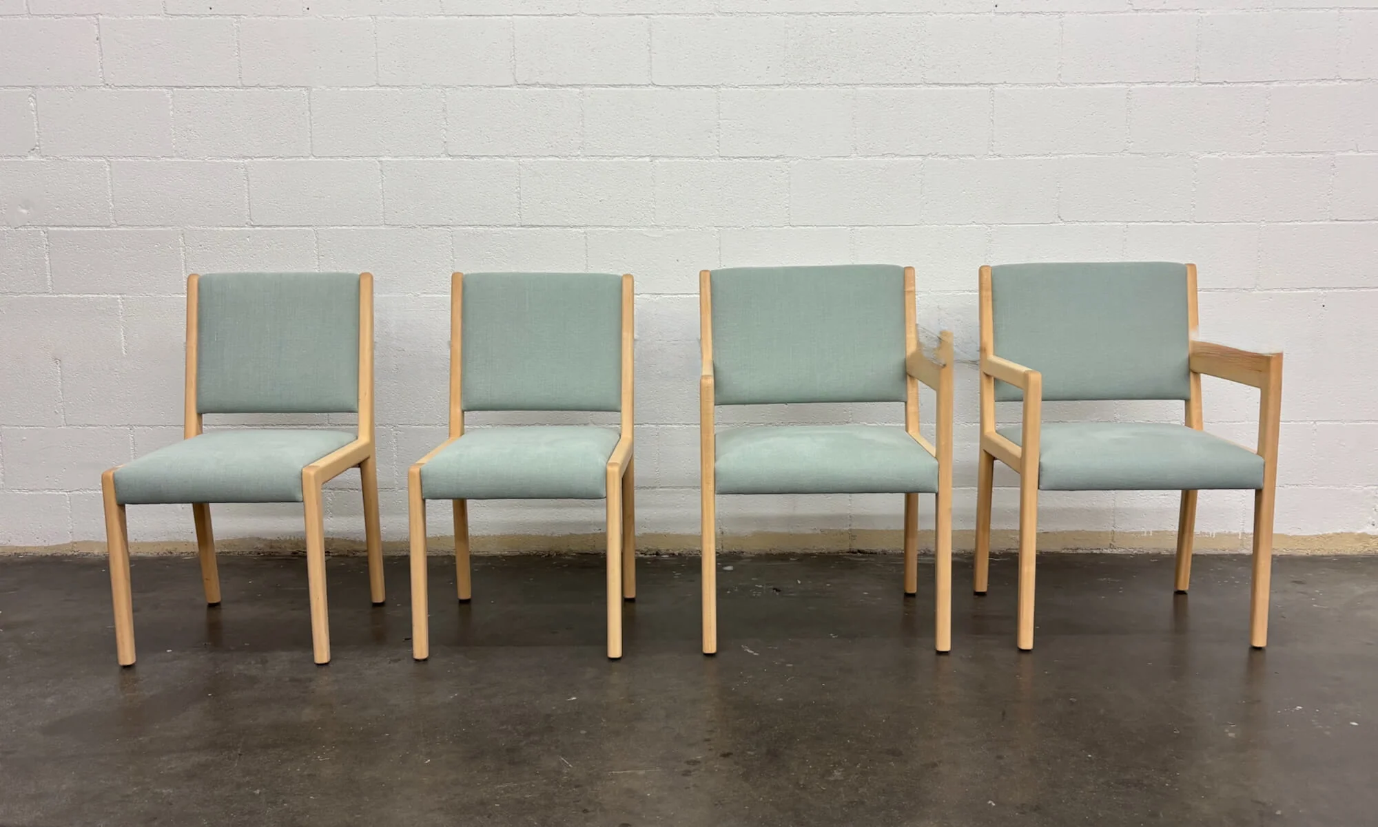Set of 4 Jasmi Chairs | Natural Latex | Maple - Image 2