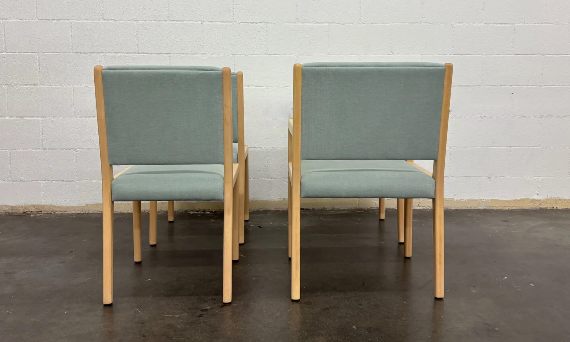 Set of 4 Jasmi Chairs | Natural Latex | Maple - Image 4