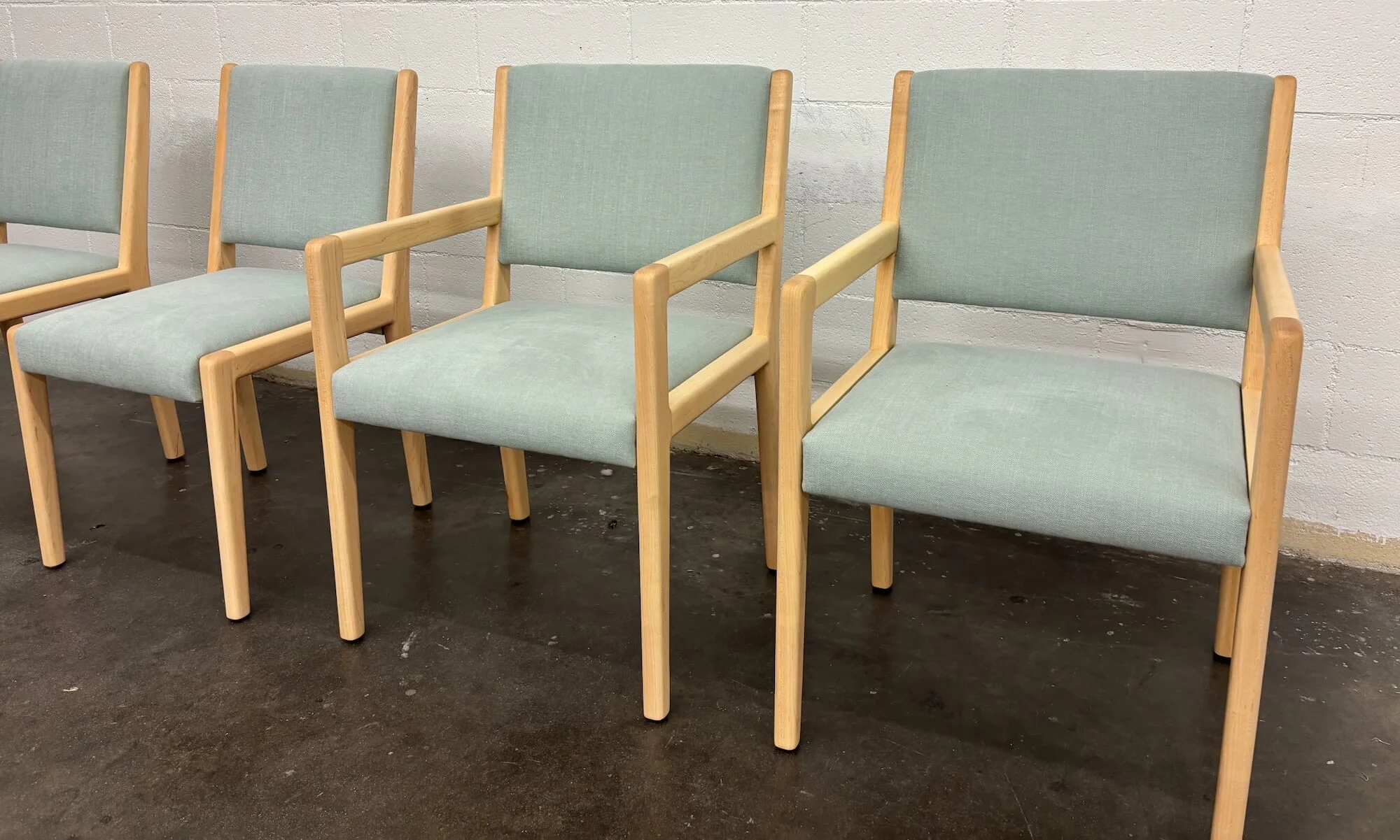 Set of 4 Jasmi Chairs | Natural Latex | Maple - Image 6